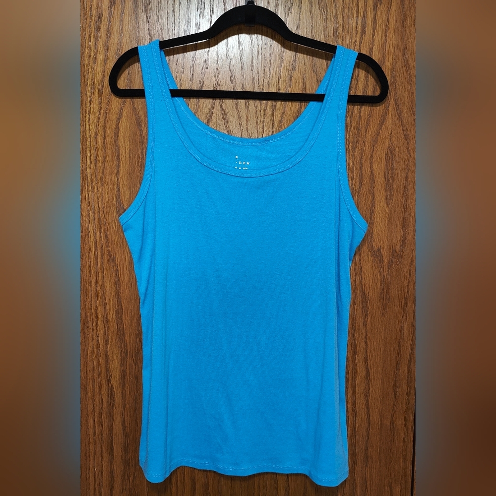Women's A New Day Blue Tank Top, Size  XXL